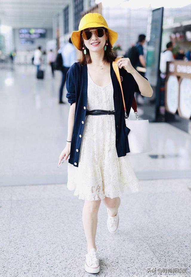 开叉裙又火了,开叉_裙子