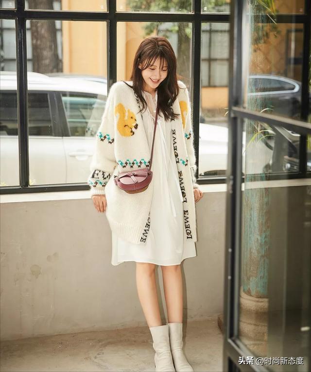 开叉裙又火了,开叉_裙子