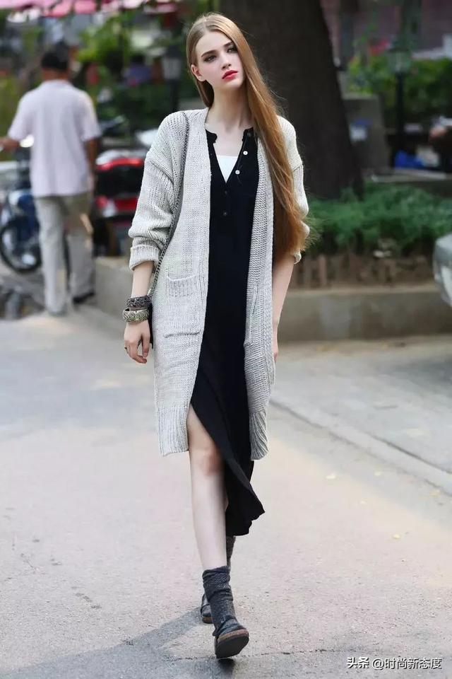 开叉裙又火了,开叉_裙子